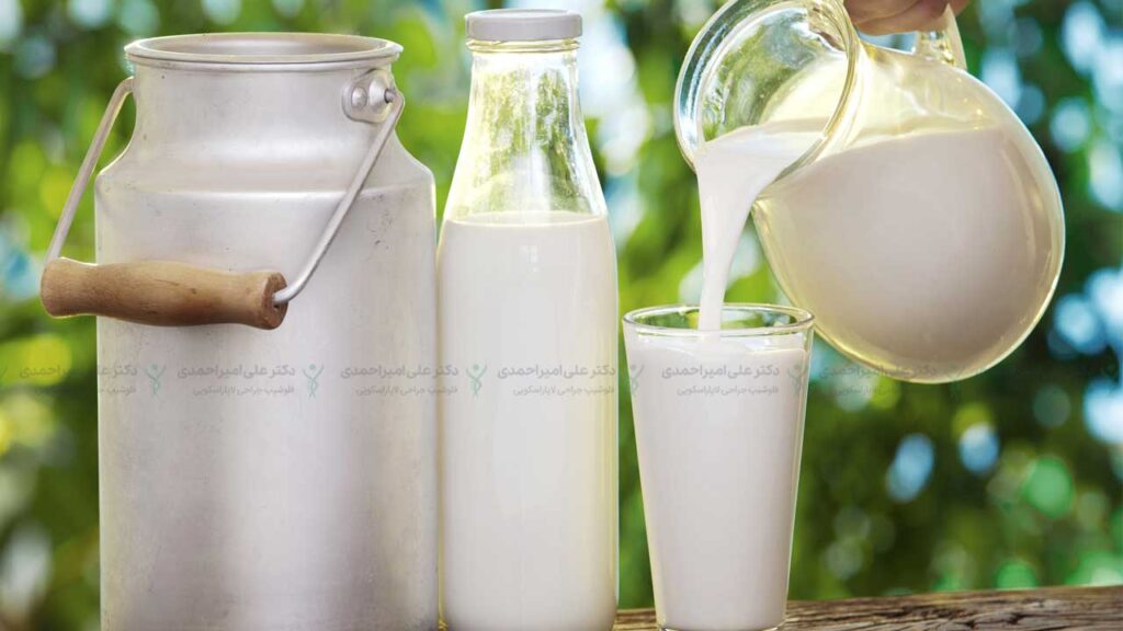 نوشیدن شیر یکی از راه های چاق شدن افراد لاغر